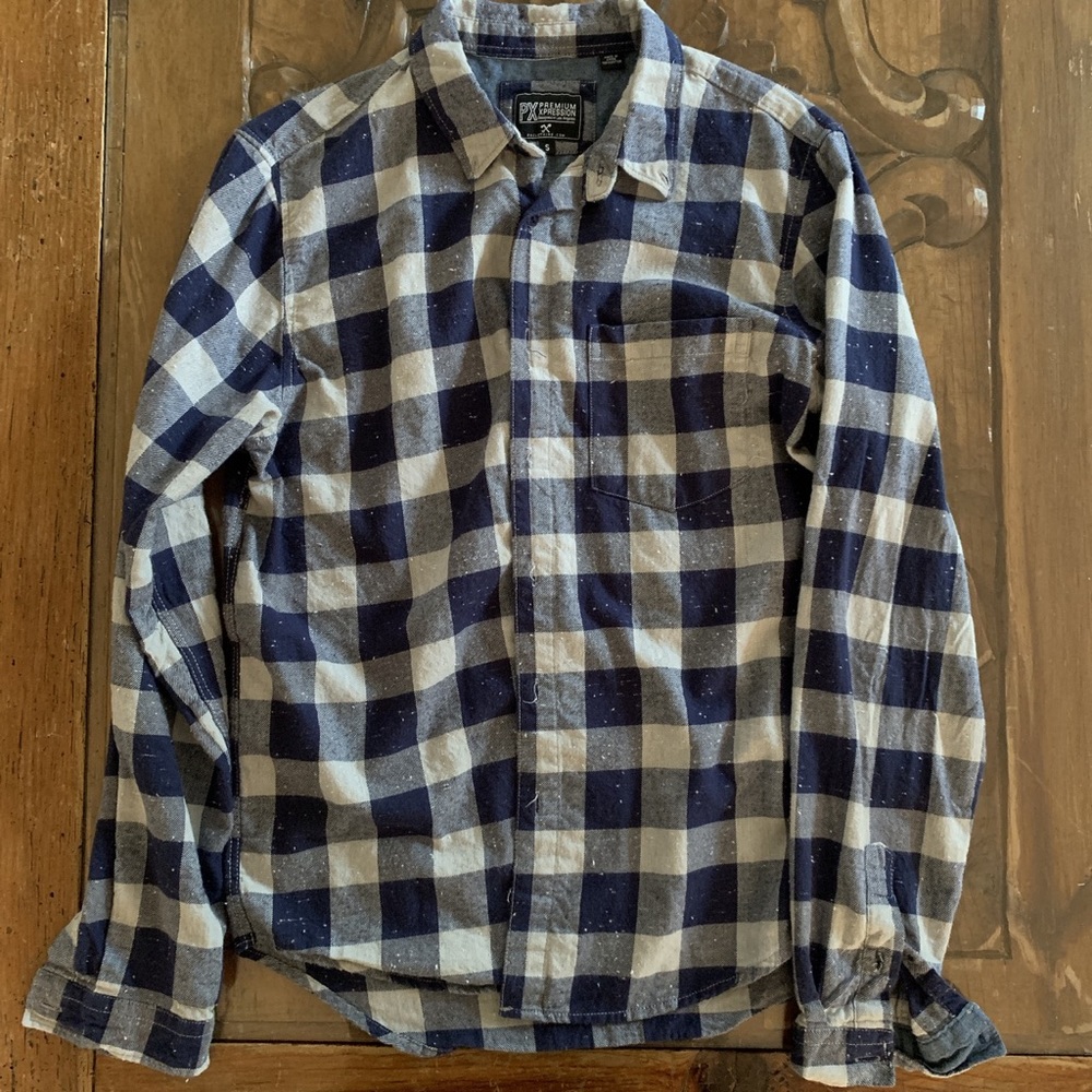 Blue flannel